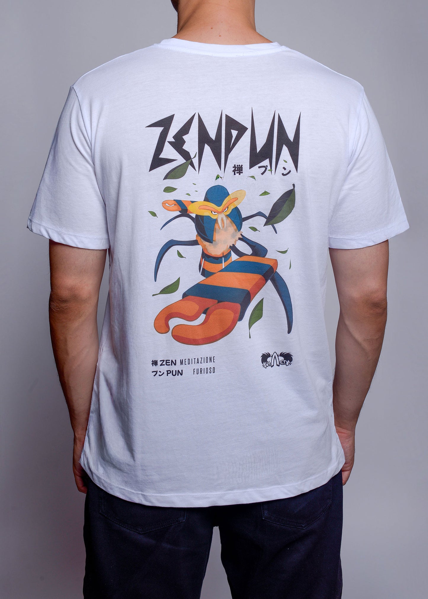 T-shirt Asmaeda Zenpun - Bianca