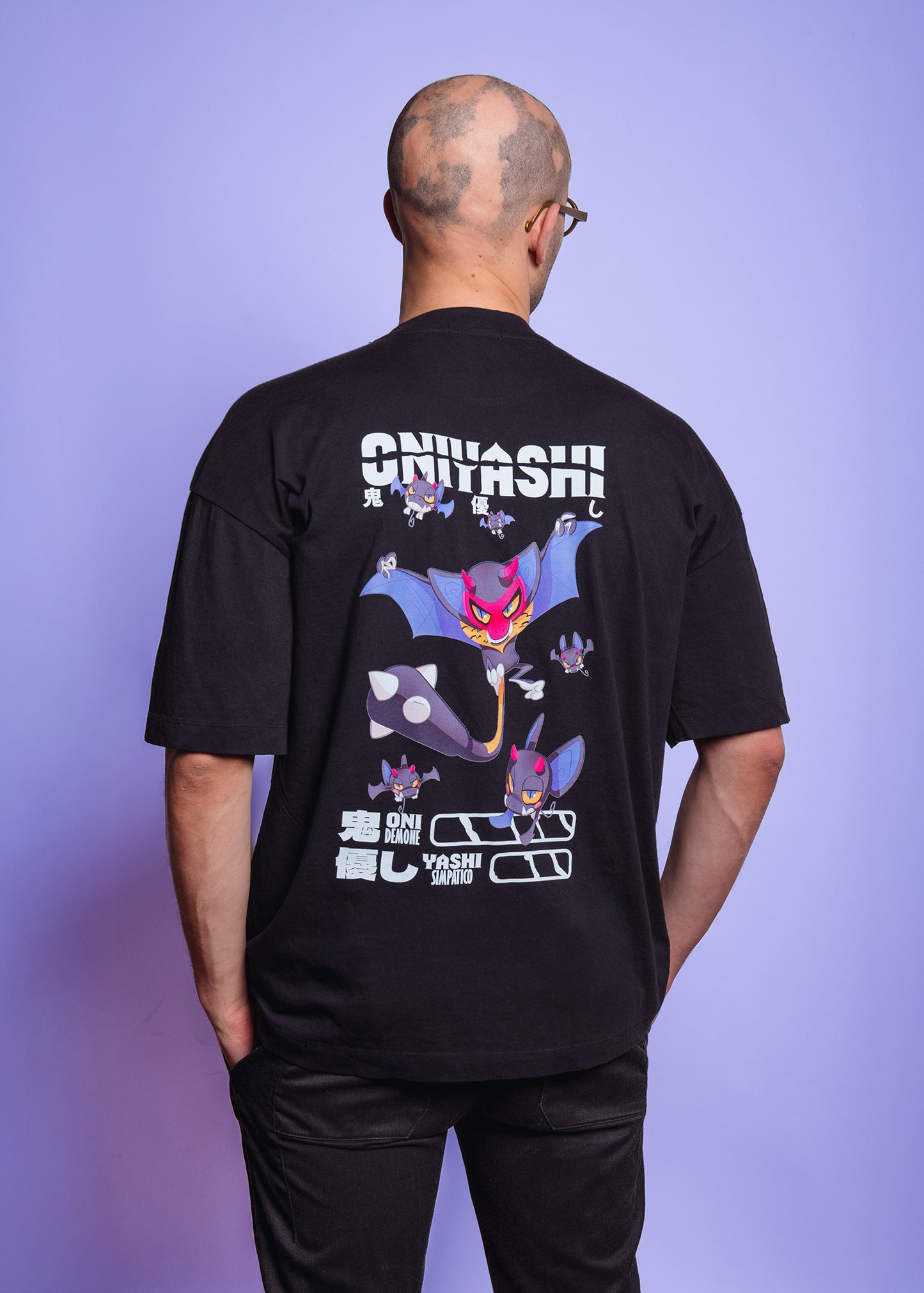 T-Shirt Over Asmaeda Oniyashi - Nera