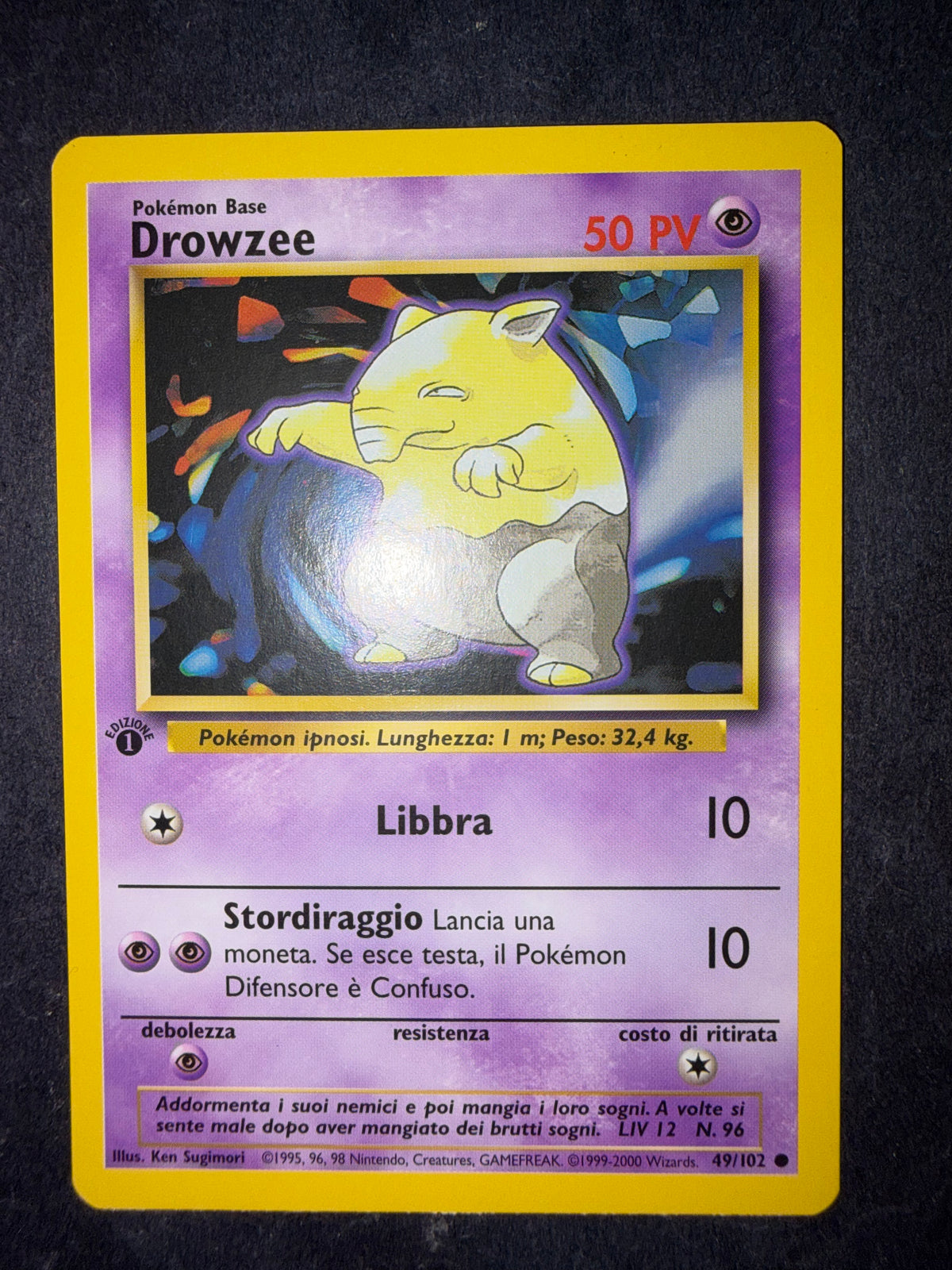 Drowzee 40/102 1º edizione