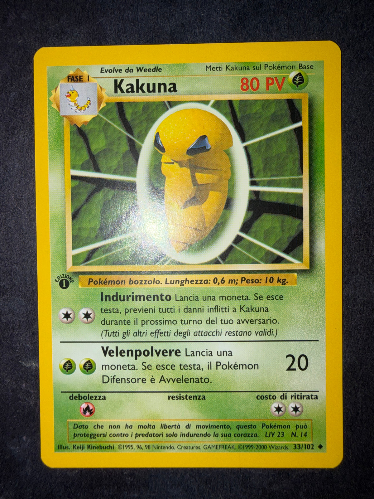 Weedle 69/102 1º edizione