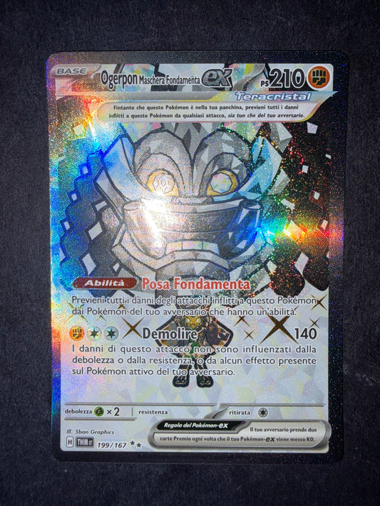 Ogerpon Maschera Fondamenta ex(Ultra Rare | 199/167)