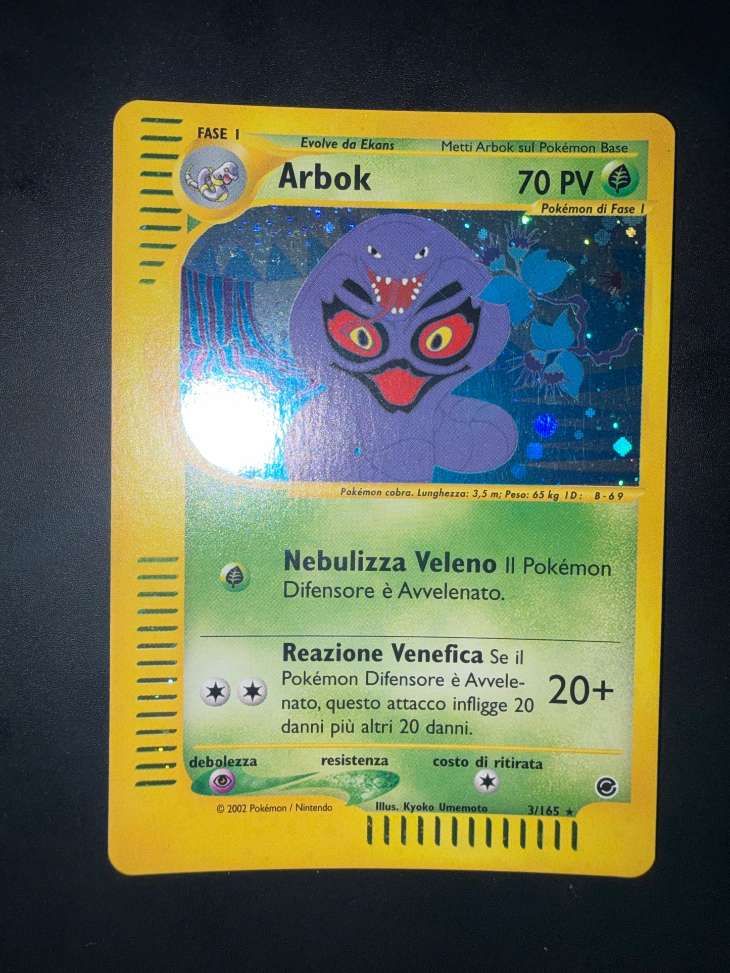 Arbok Holo 3/165