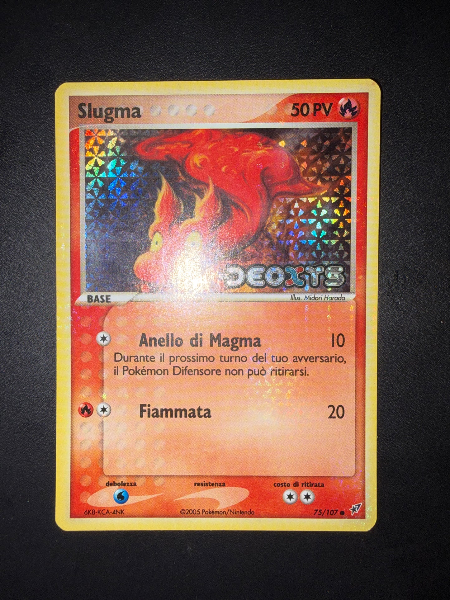 Slugma 75/107 stamped