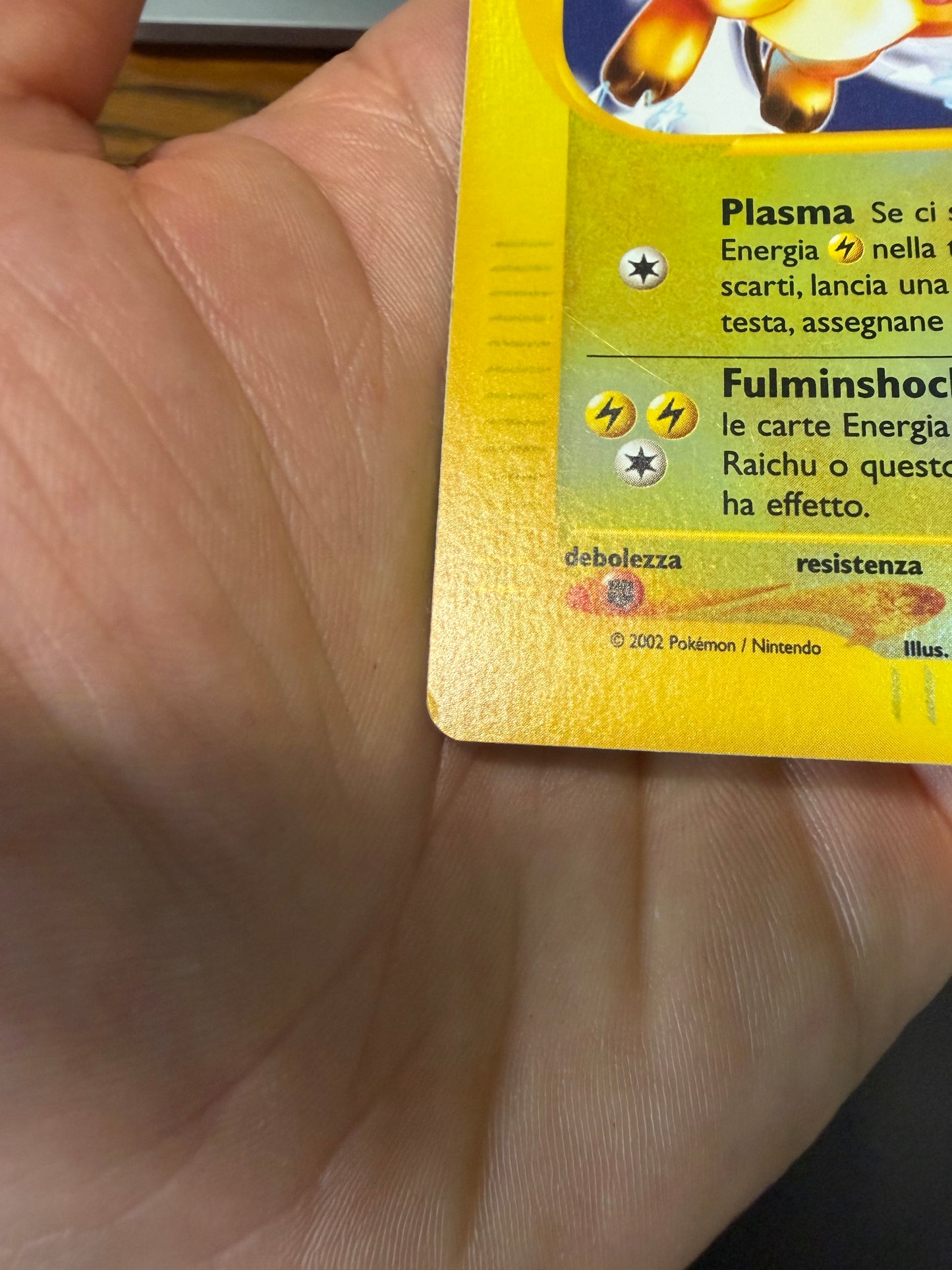 Raichu 61/165 reverse Holo
