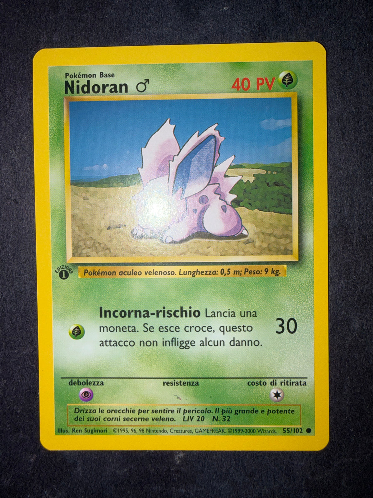 Nidoran 55/102 1º edizione