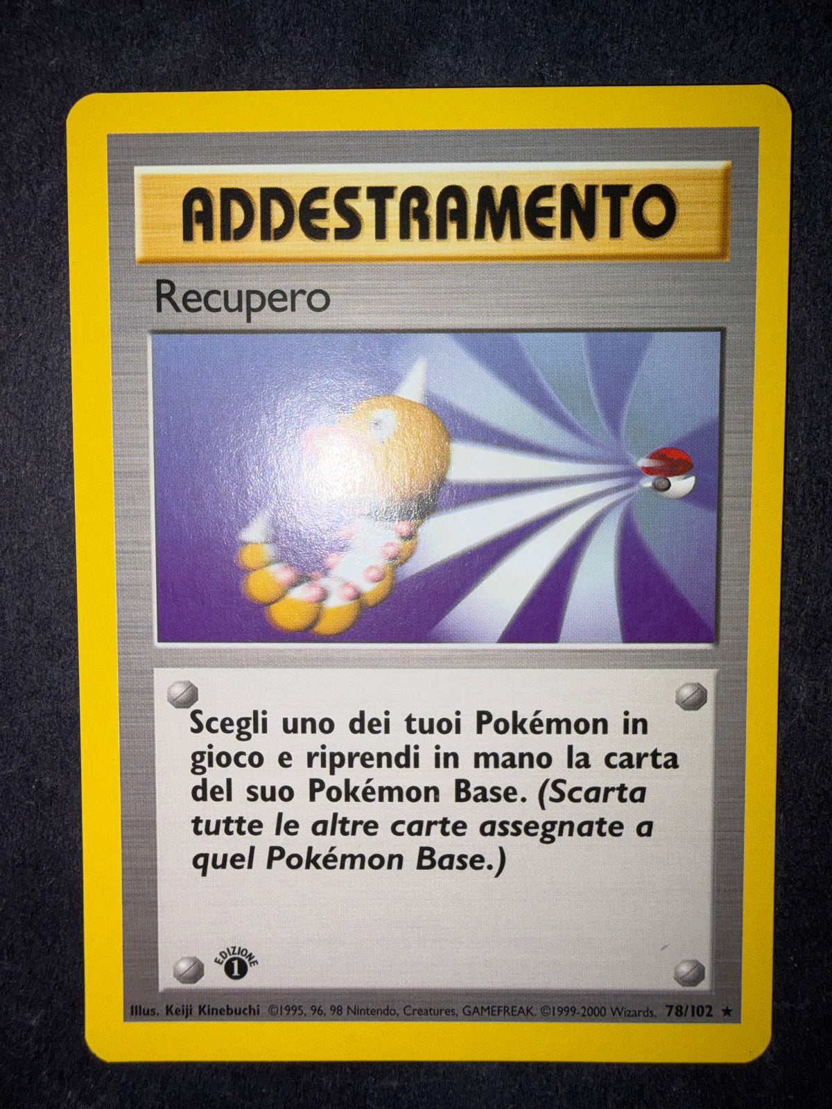 Recupero 78/102 1º edizione