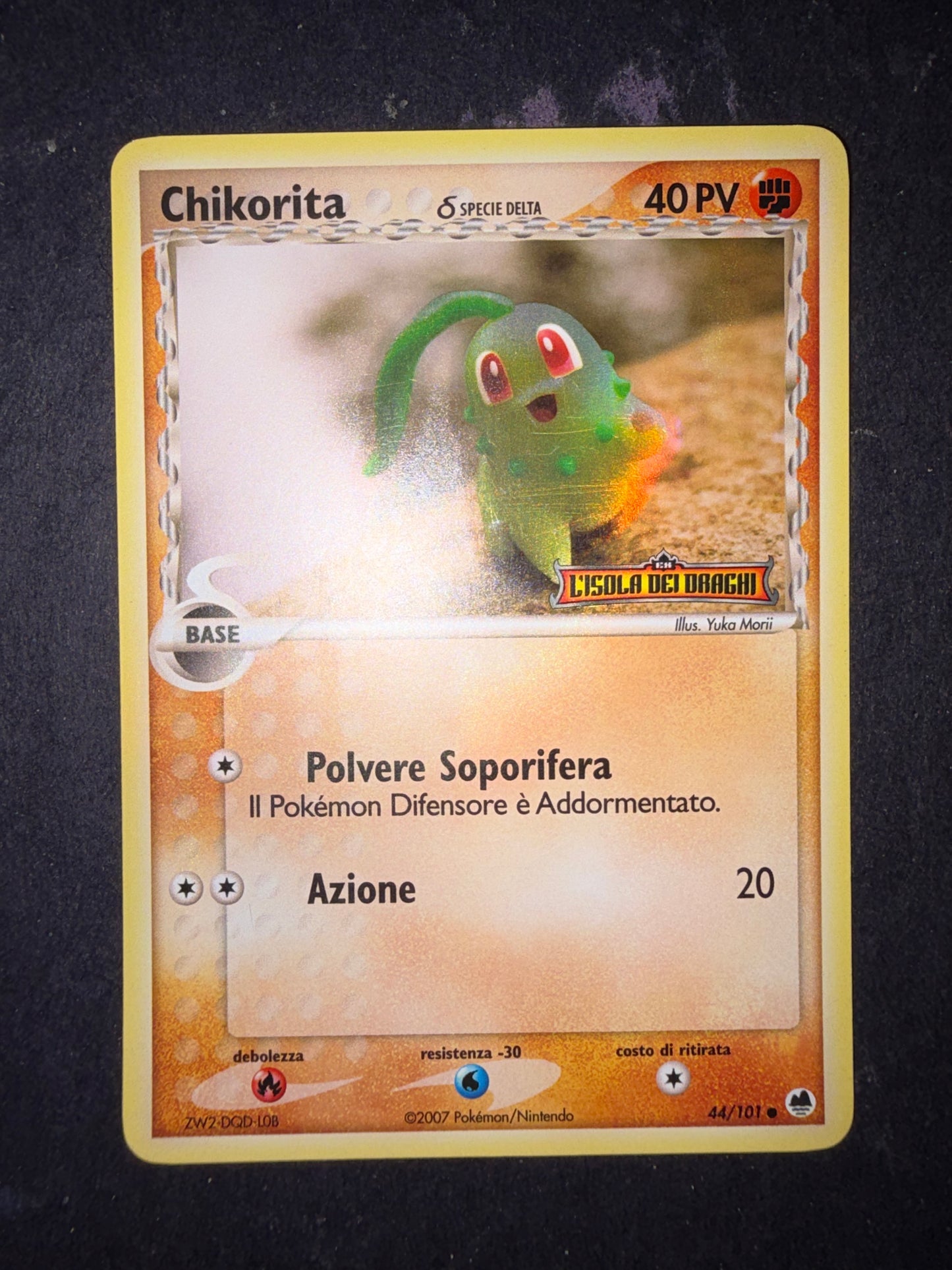 Chikorita 44/101 stamped