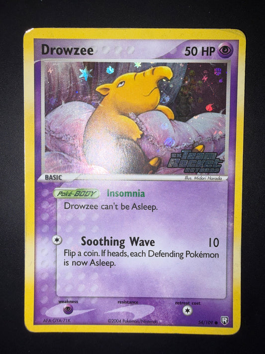 Drowzee 54/109 stamped