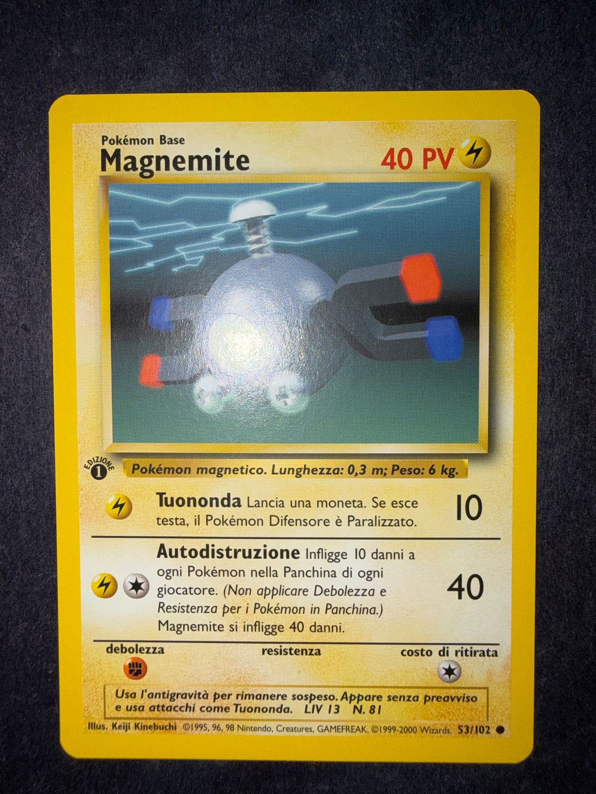 Magnemite 53/102 1º edizione
