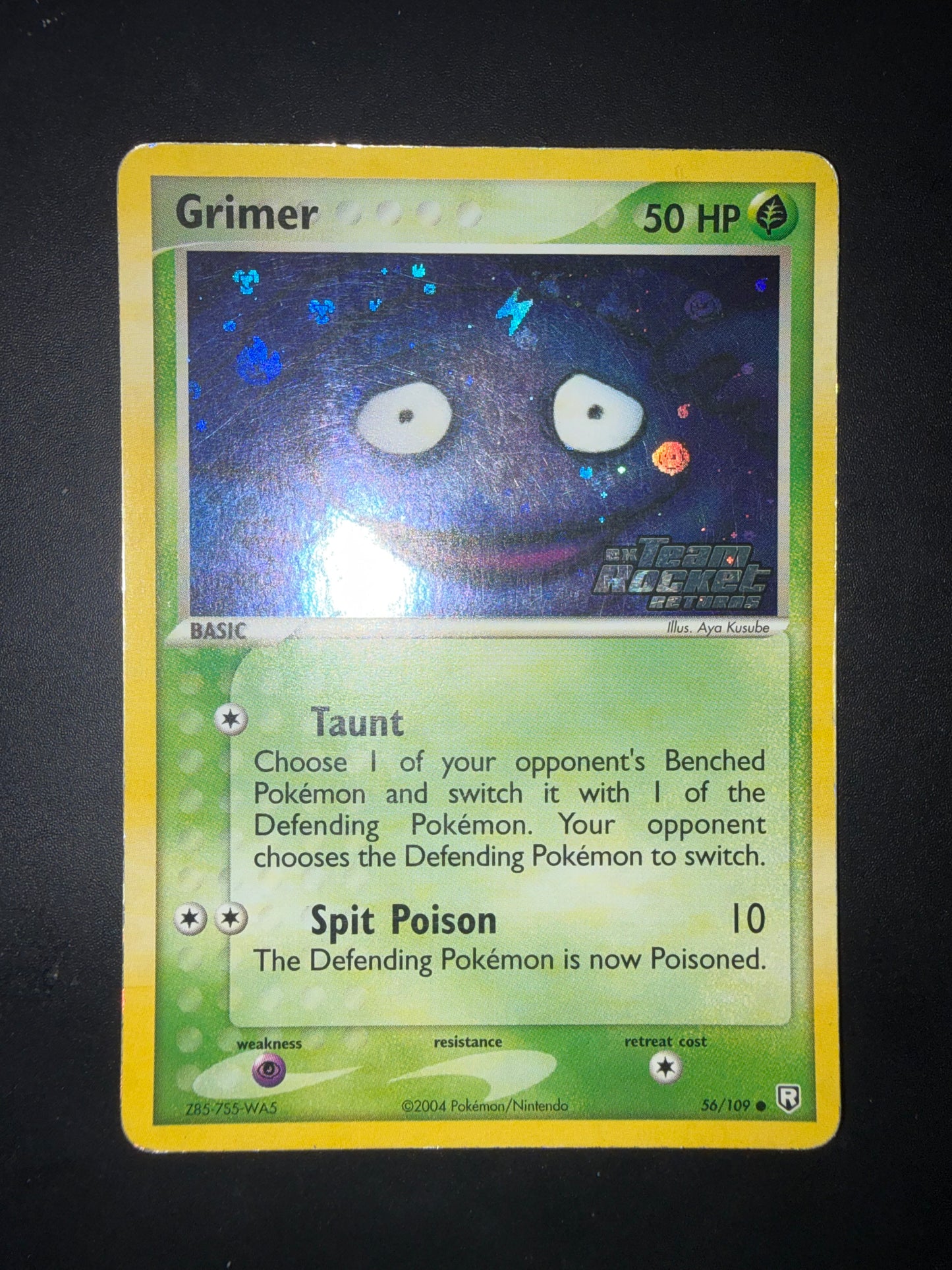 Grimer 56/109 stamped