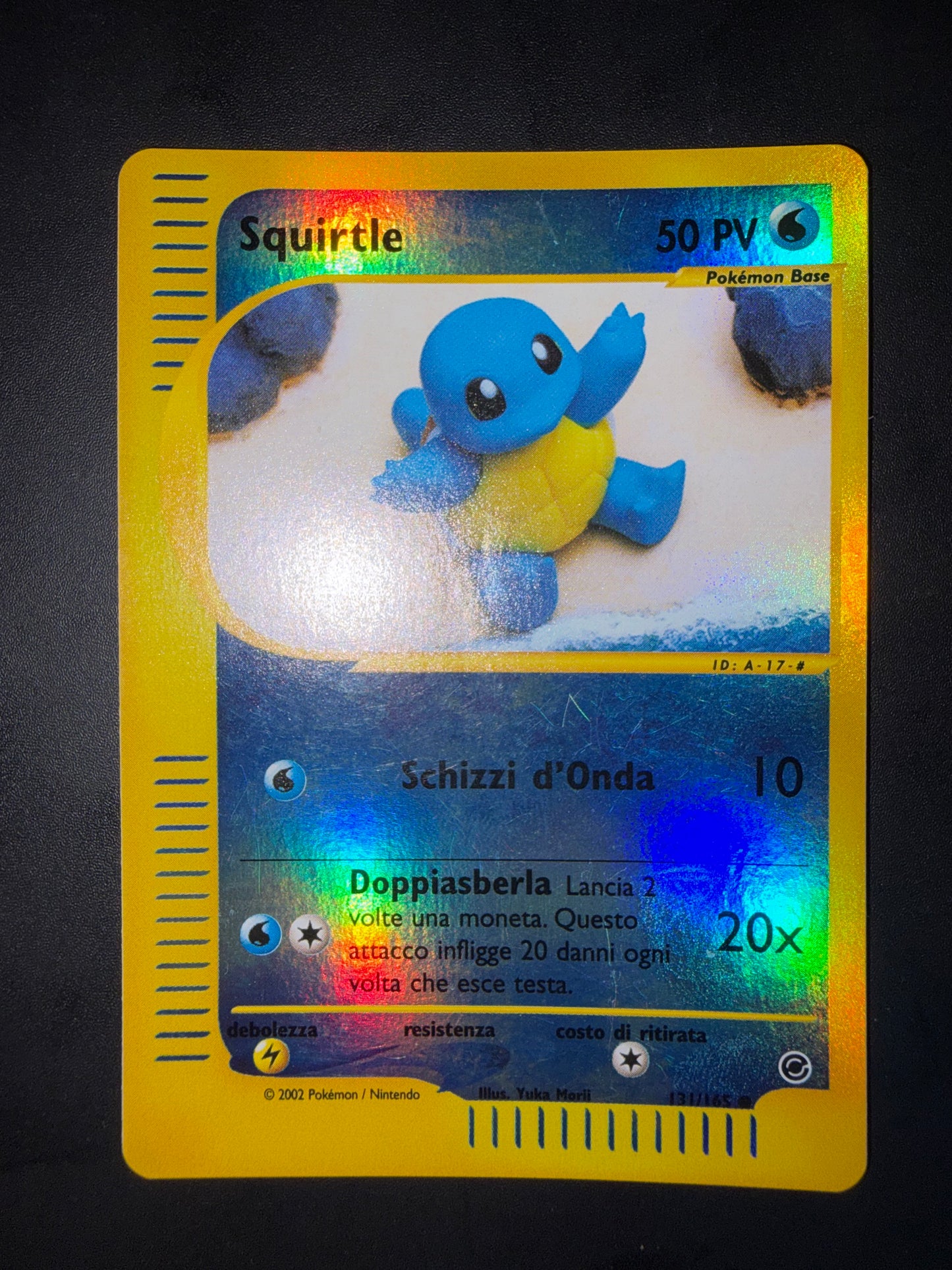Squirtle 131/165 reverse Holo