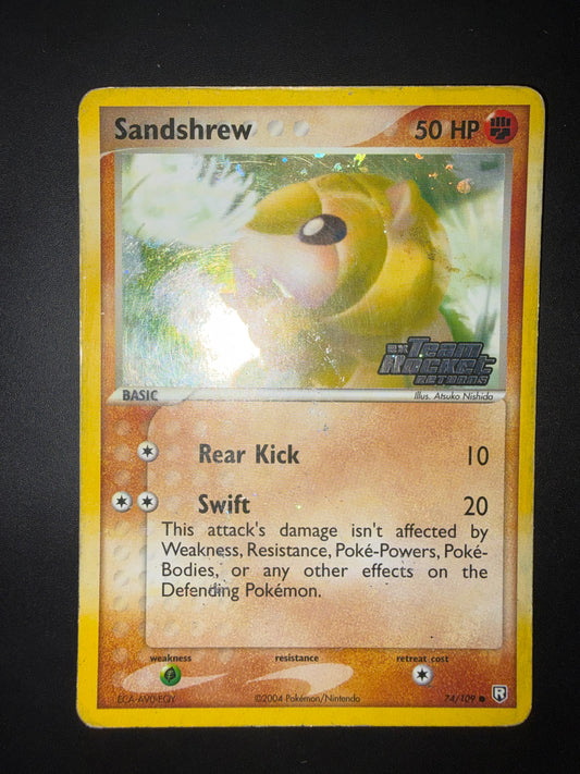 Sandshrew 74/109 stamped