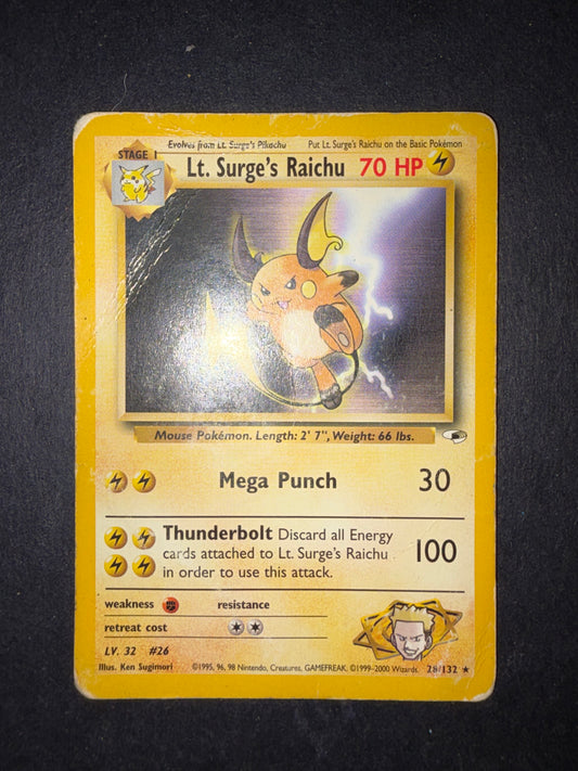 Lt. Surge’s Raichu 28/132