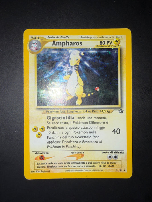 Ampharos holo 1/111