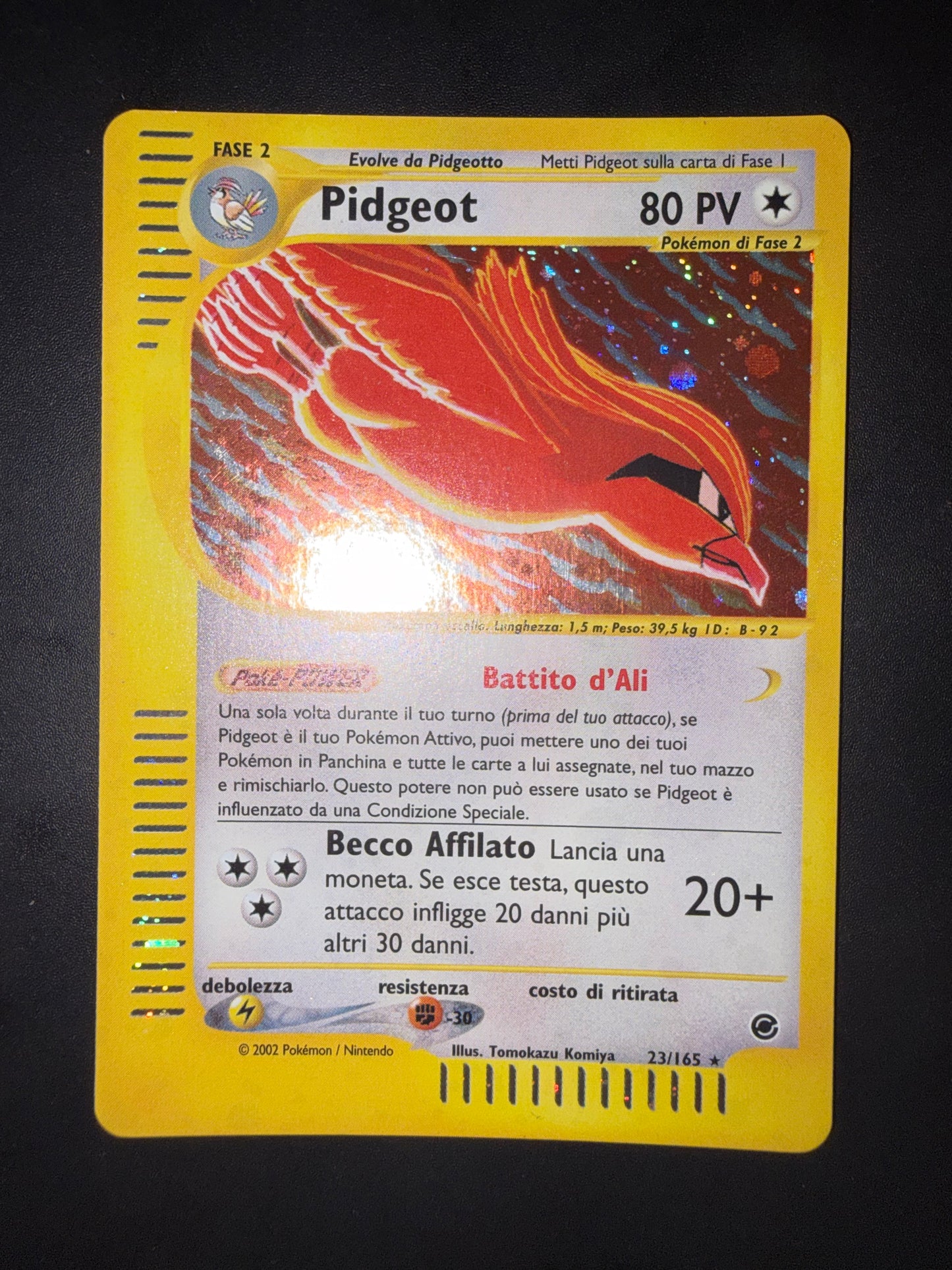 Pidgeot Holo 23/165