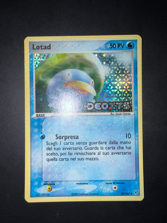 Lotad 35/107 stamped