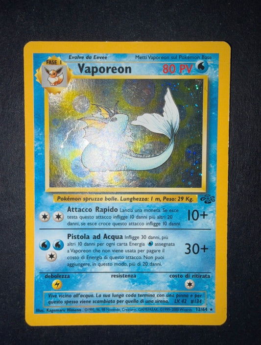 Vaporeon, Lapras e Muk Holo fossil