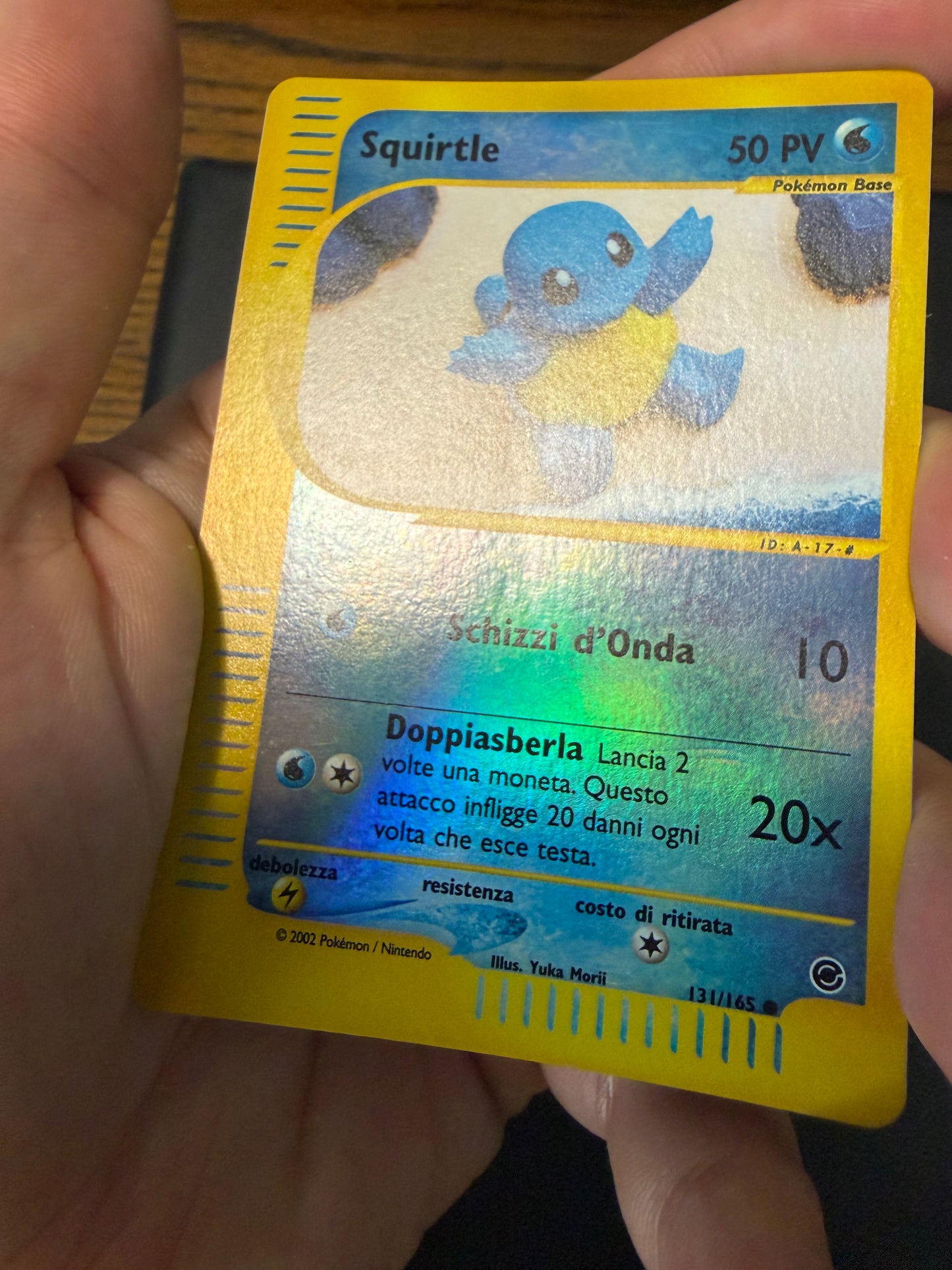 Squirtle 131/165 reverse Holo