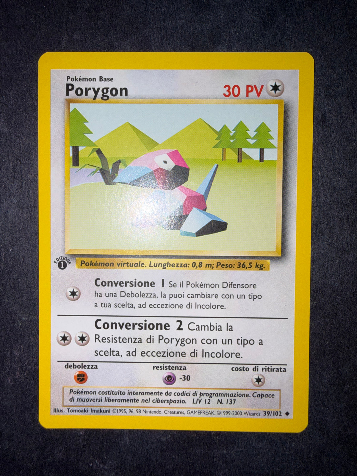 Porygon 39/102 1º edizione