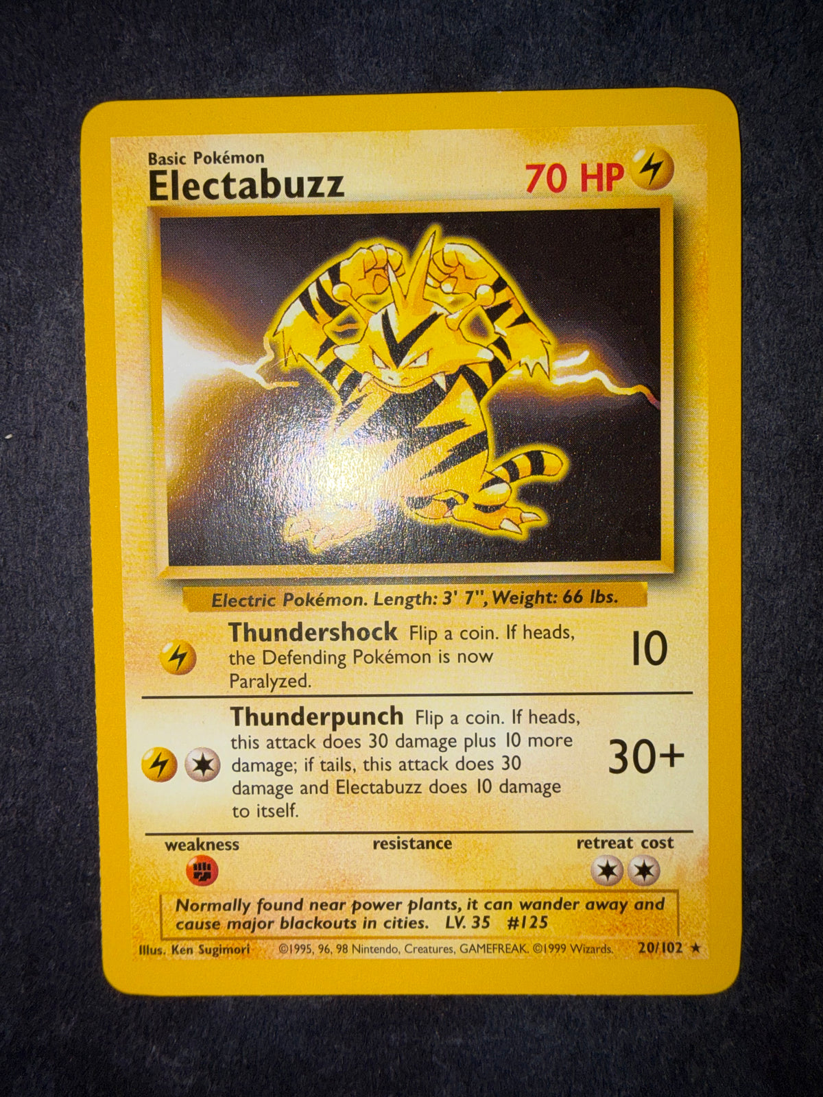 Electabuzz 20/102 1º edizione
