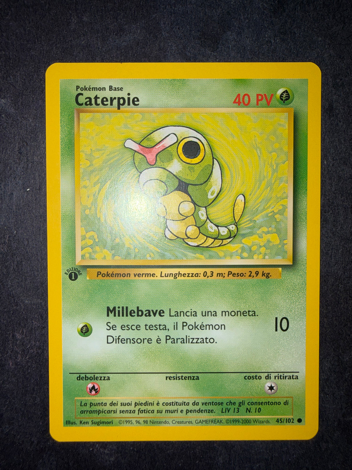Caterpie 45/102 1º edizione