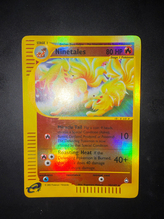 Ninetales 25/147 reverse Holo