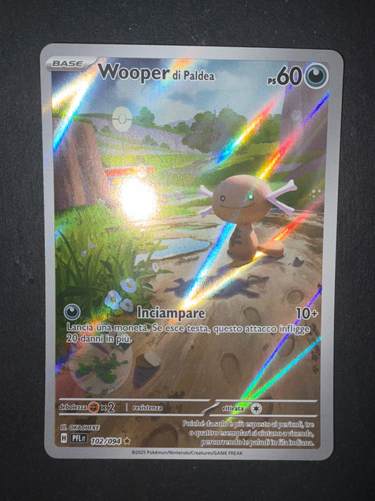Wooper di Paldea(Illustration Rare | 102/094)