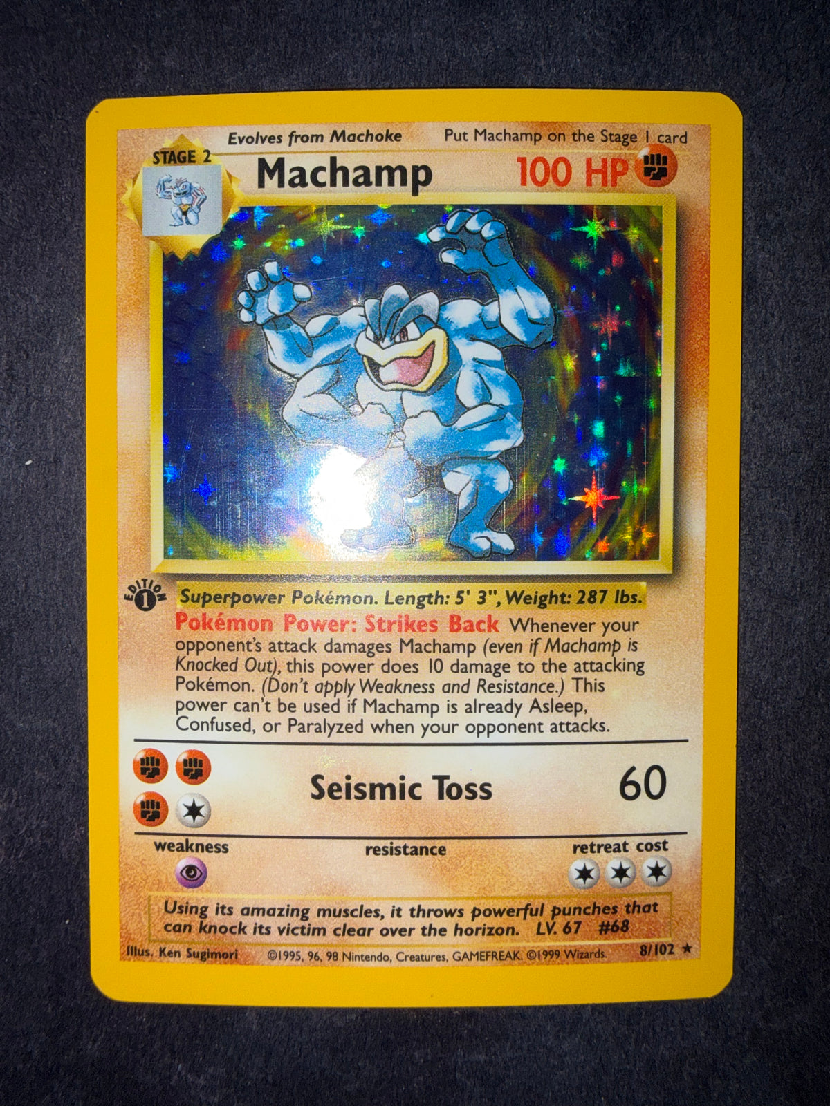 Machamp 8/102 1º edizione