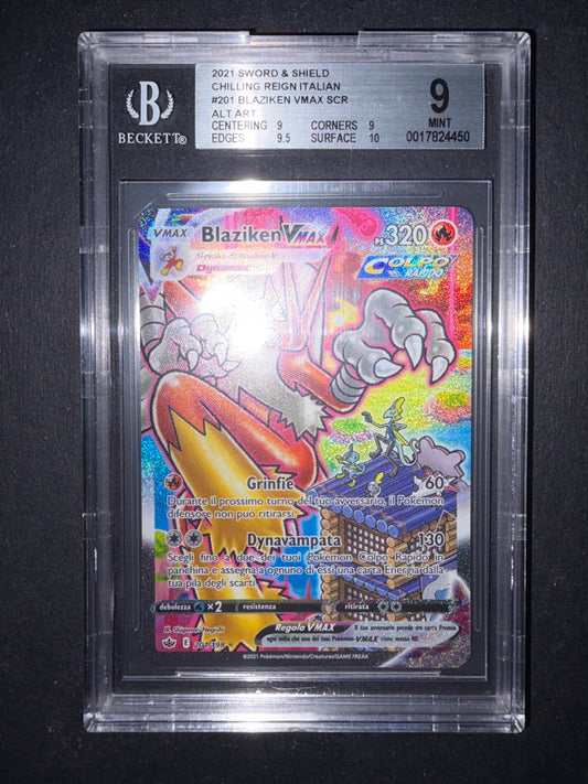 Blaziken V Max 201/098 BGS 9