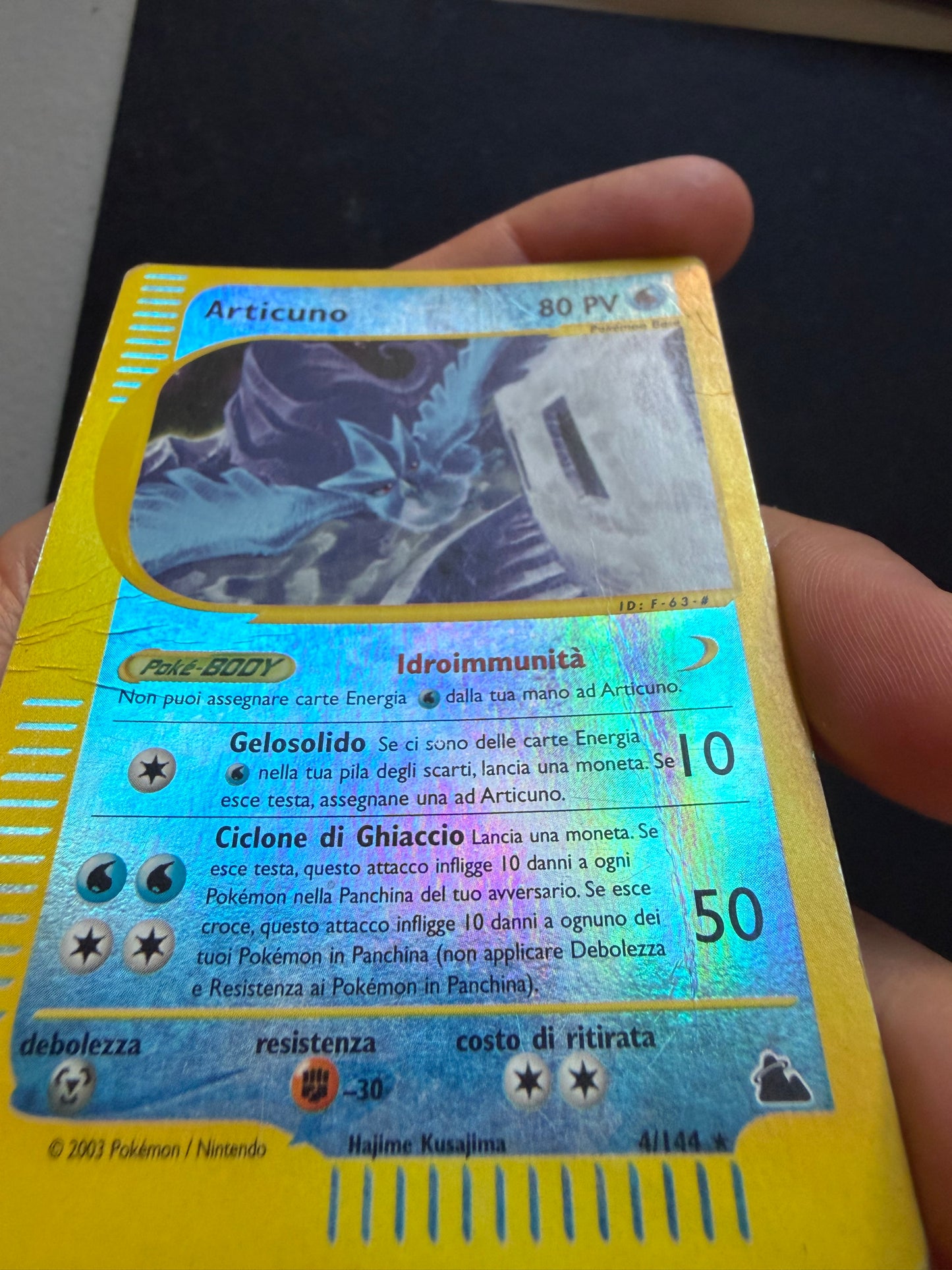 Articuno 4/144 reverse Holo