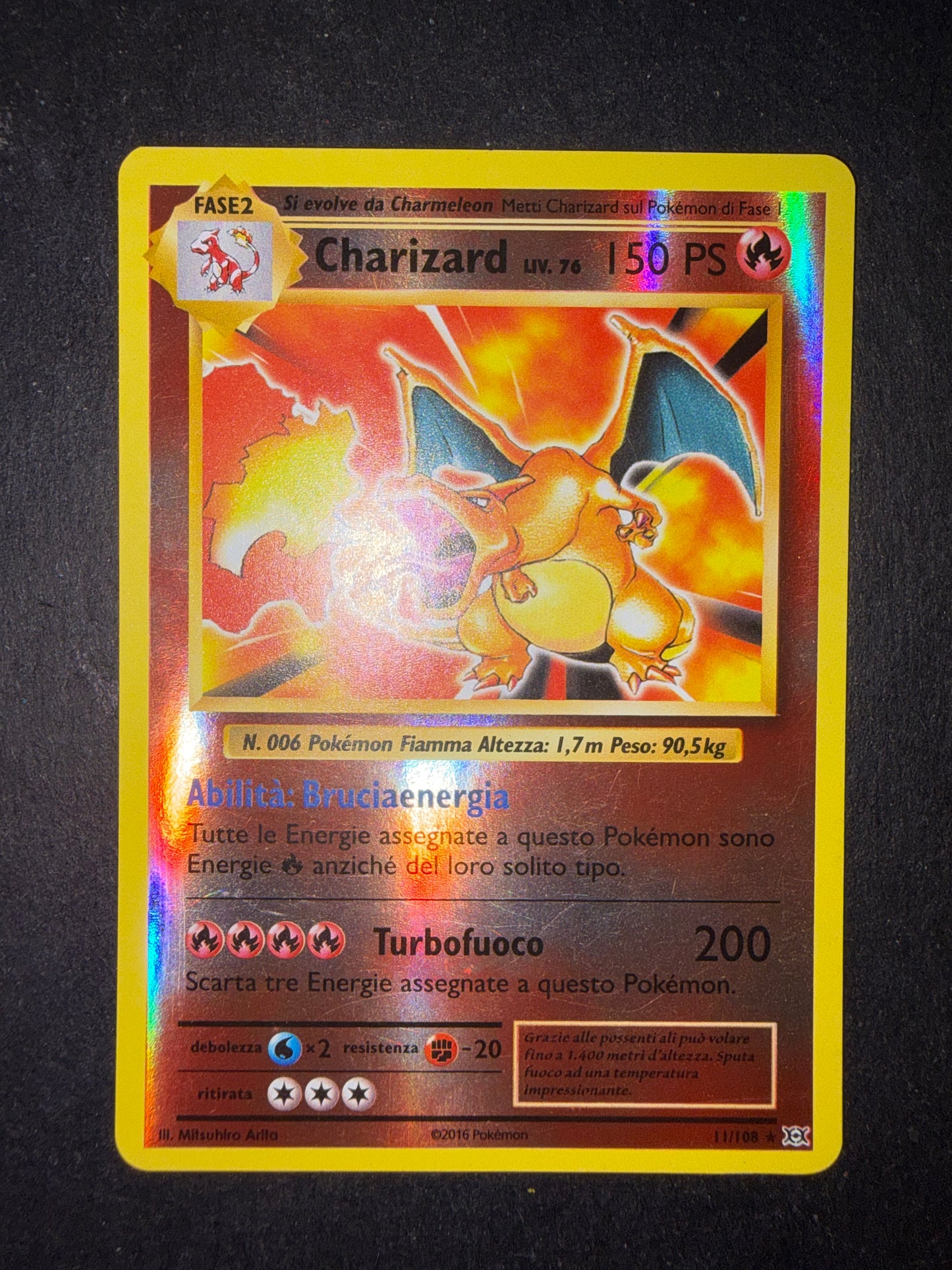 Charizard 11/108 reverse