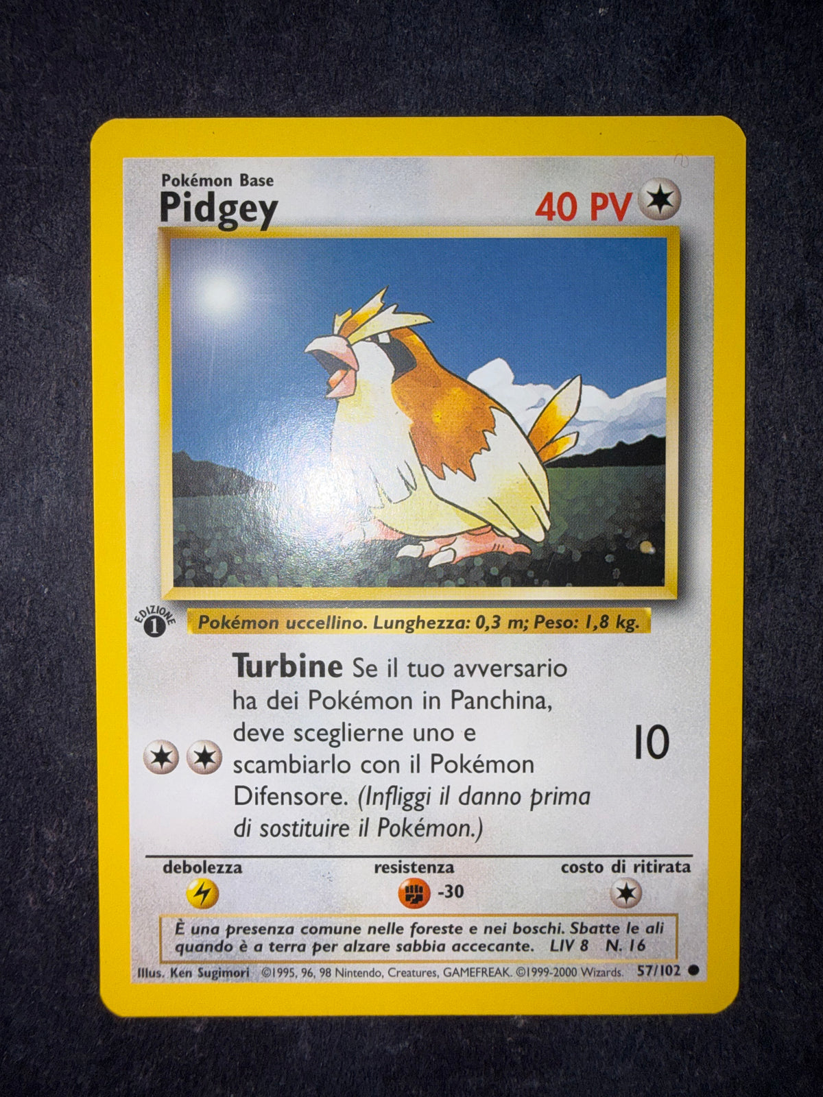 Pidgey 57/102 1º edizione