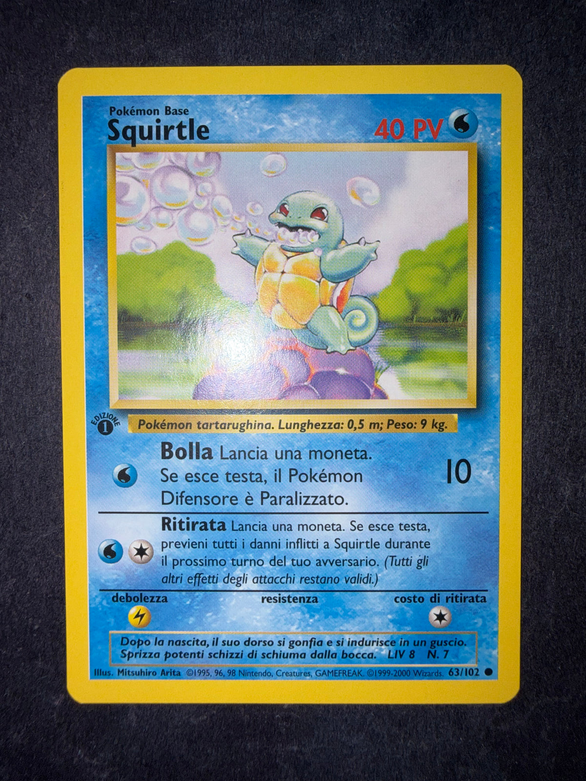 Squirtle 63/102 1º edizione