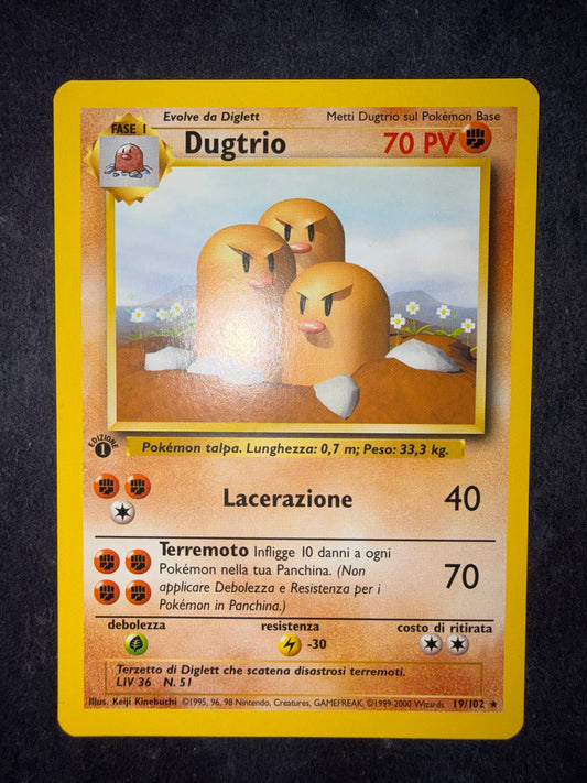 Dugtrio 19/102 1º edizione