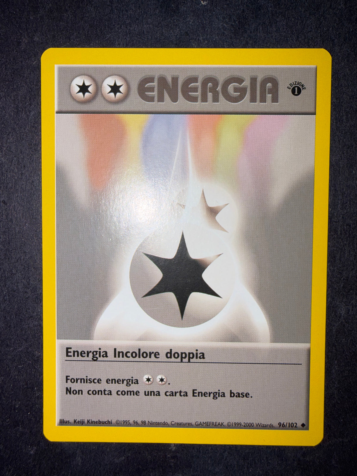 Energia incolore doppia 96/102 1º edizione