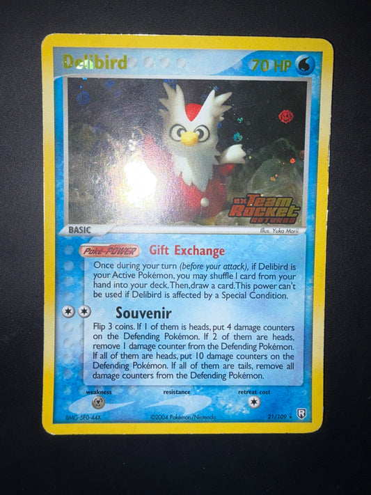Delibird 21/109 stamped