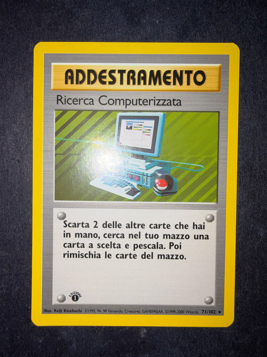 Ricerca computerizzata 71/102 1º edizione