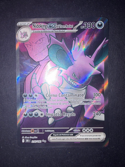 Nidoking ex del team Rocket 216/182