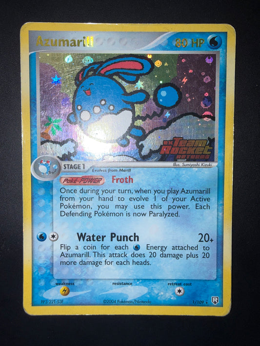 Azumarill 1/109 stamped