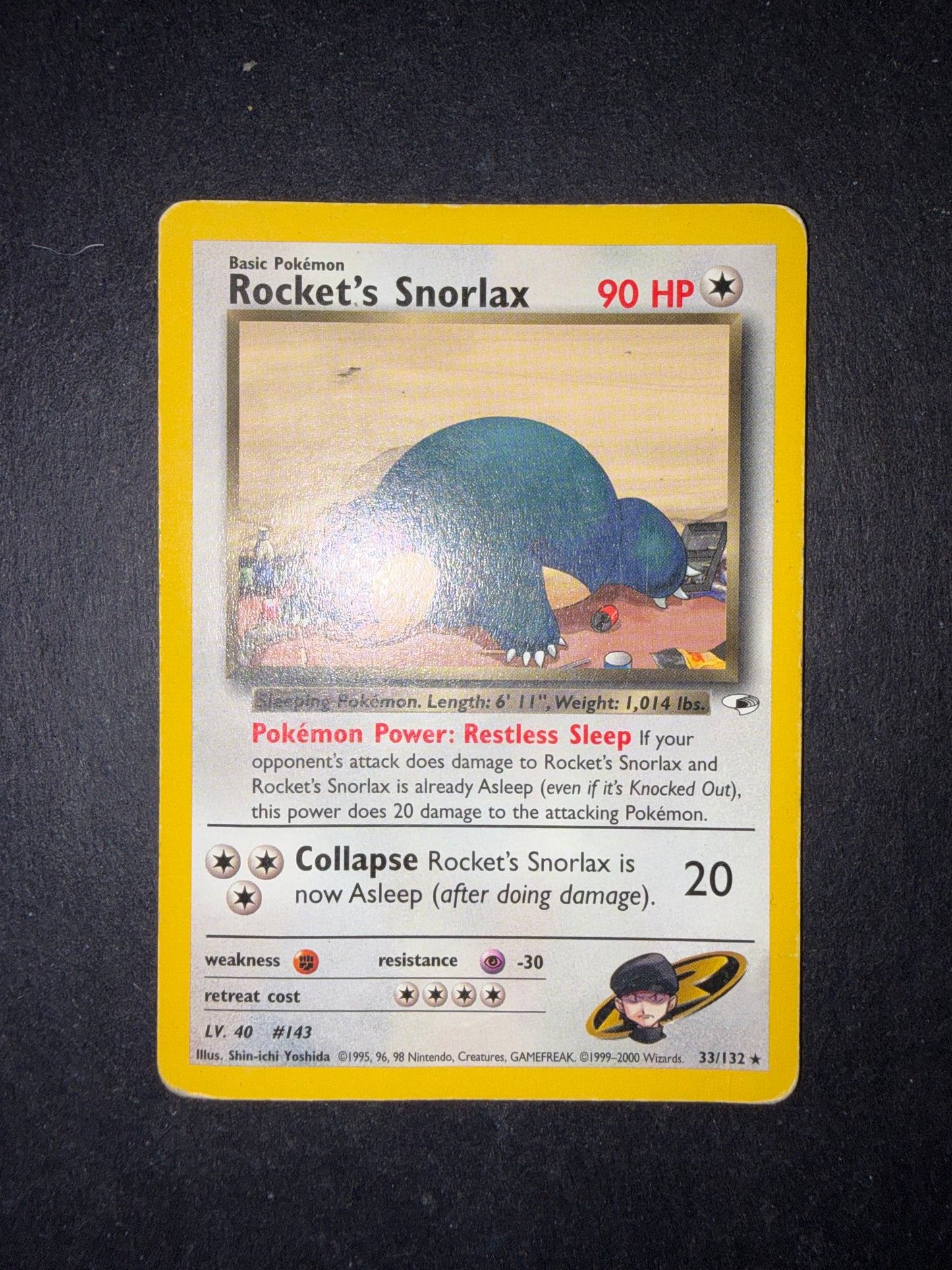 Rocket’s Snorlax 33/132