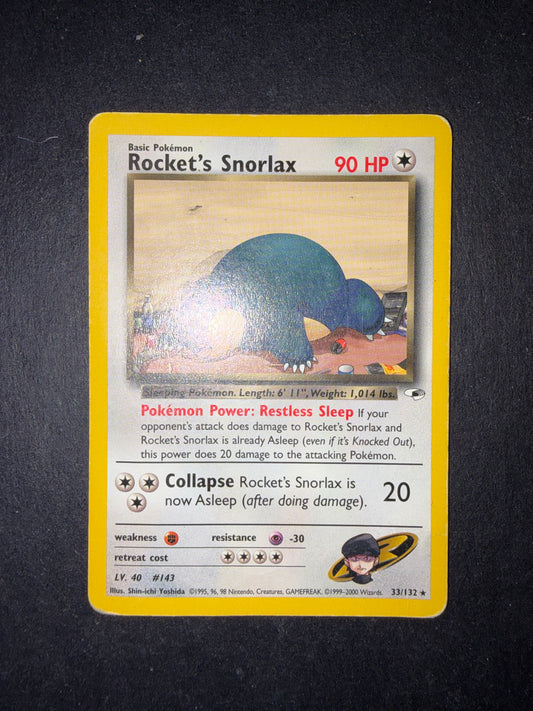 Rocket’s Snorlax 33/132