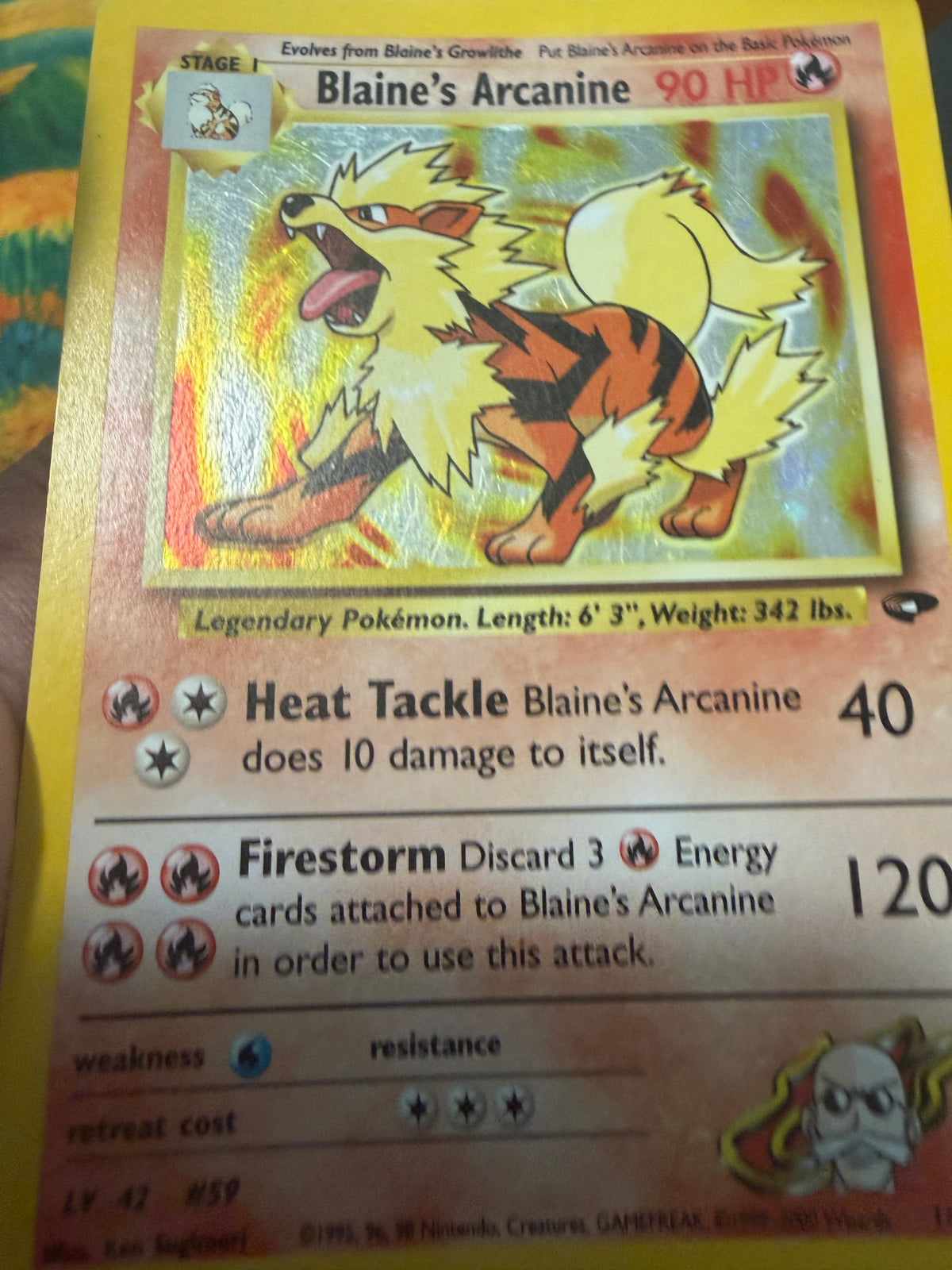 Blaine’s Arcanine 1/132