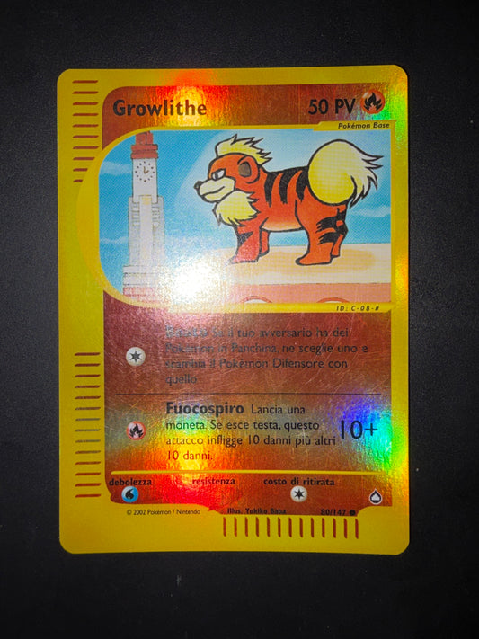 Growlithe 80/147 reverse Holo