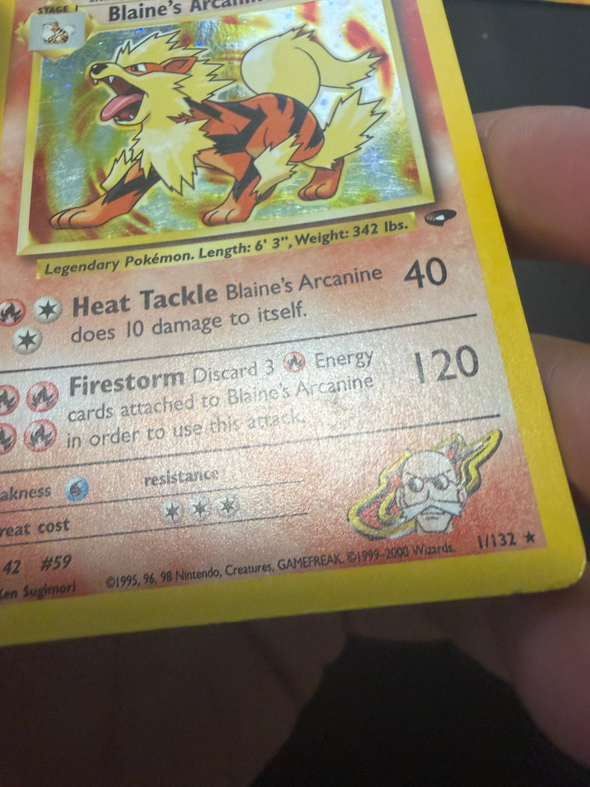Blaine’s Arcanine 1/132