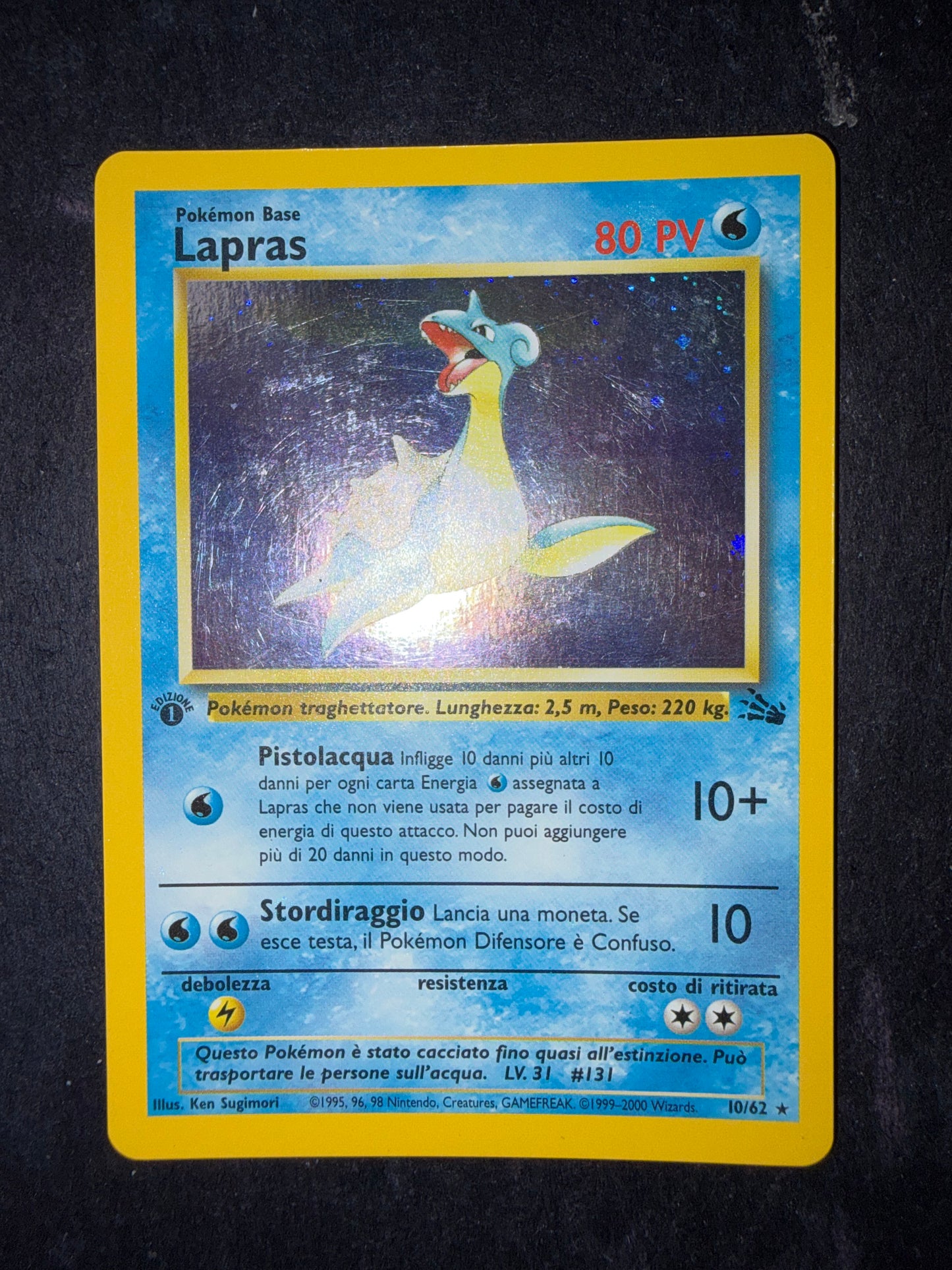Lapras 10/62 1º edizione