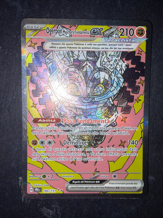Ogerpon Maschera Fondamenta ex(Special Illustration Rare | 160/131)