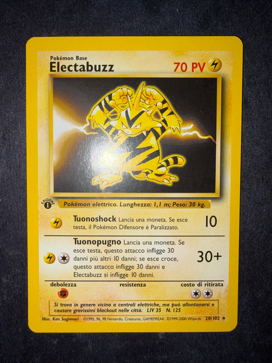 Electabuzz 20/102 1º edizione