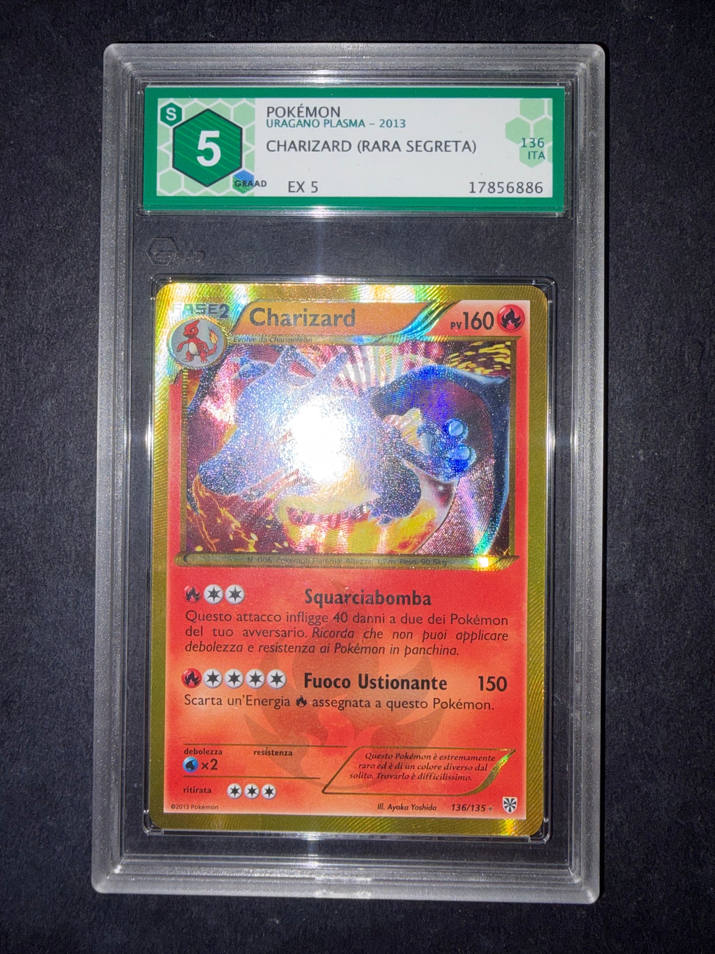 Charizard 136/135 grad 5