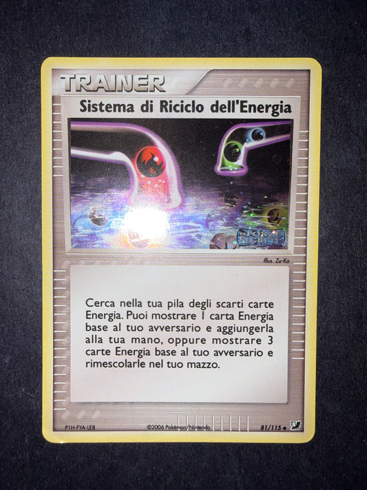 Sistema di Riciclo dell'Energia (UF 81)