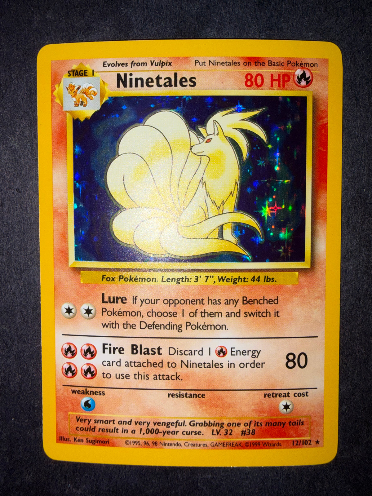 Ninetales 12/102 1º edizione